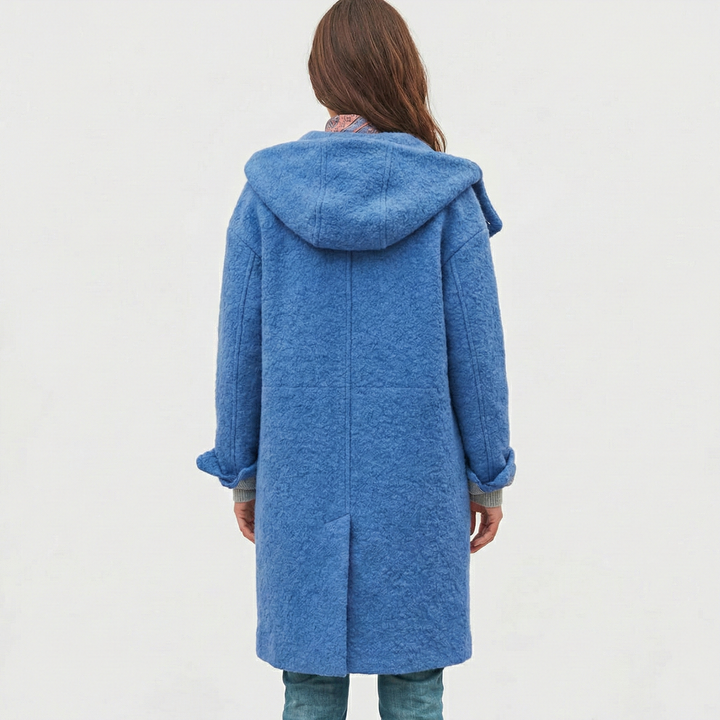 Izabela - Elegancki wełniany płaszcz