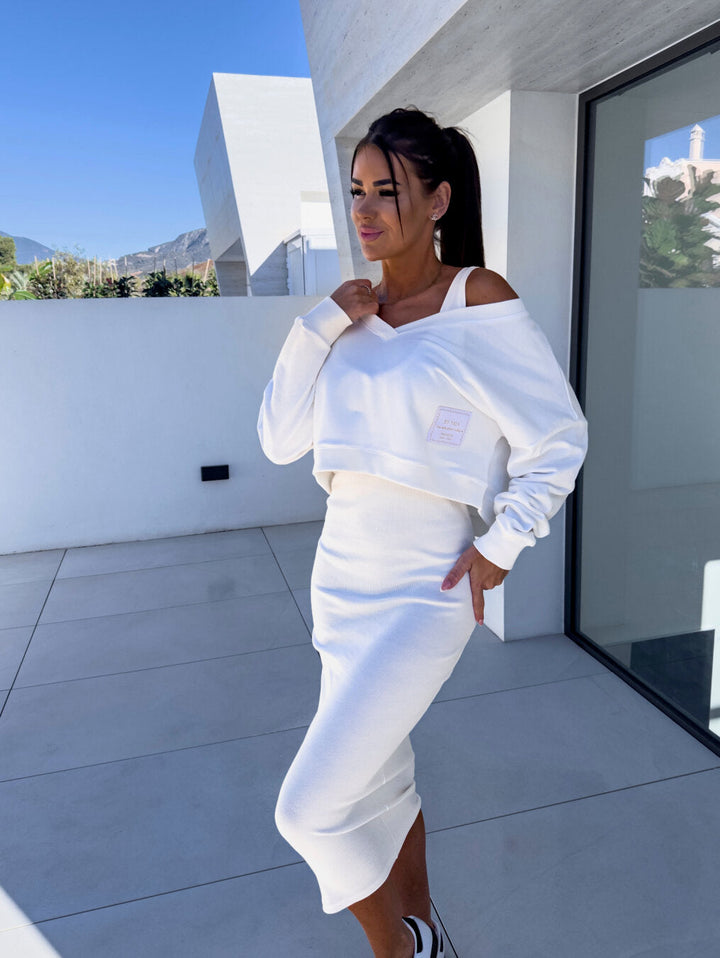 Apolonia - Zestaw Sukienki z Dresu